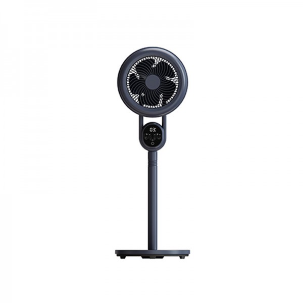 Black leaf floor standing fan